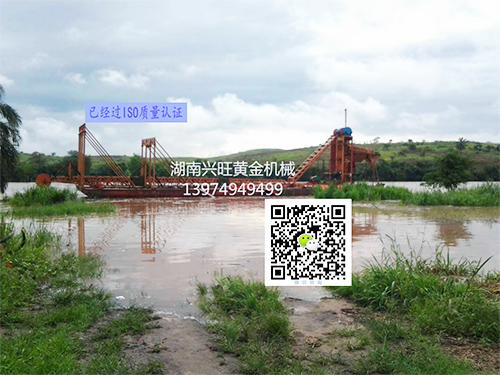 鉆石開(kāi)采船-剛果金現場(chǎng)